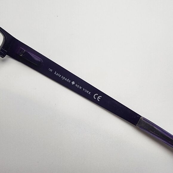 Kate Spade Jossina Purple Tortoiseshell Prescription Glasses Frames - Picture 9 of 11